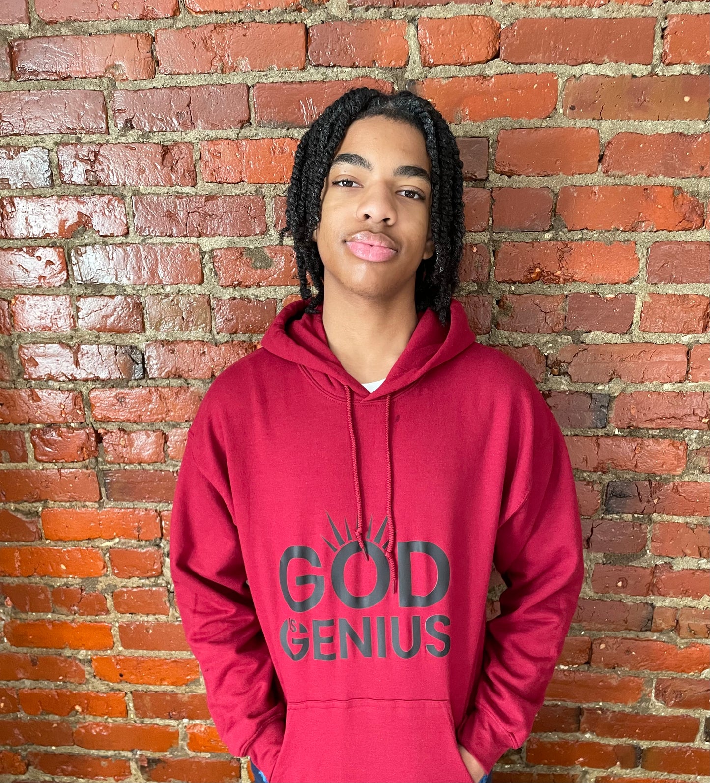 Burgundy Unisex Hoodie