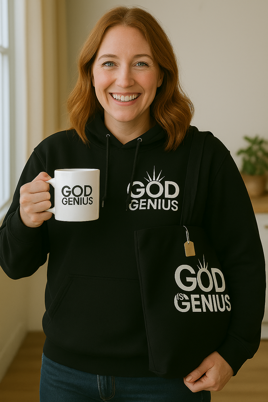 God is Genius™ Tote Bag