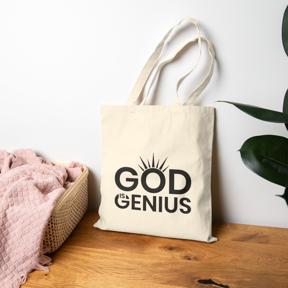 God is Genius™ Tote Bag