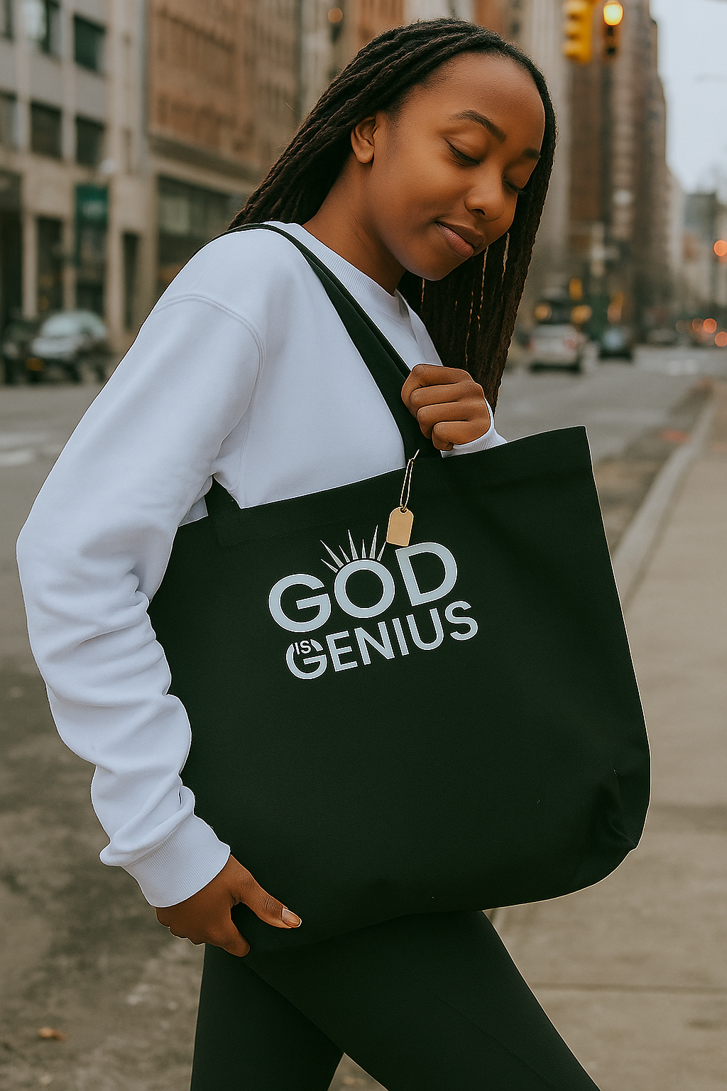 God is Genius™ Tote Bag