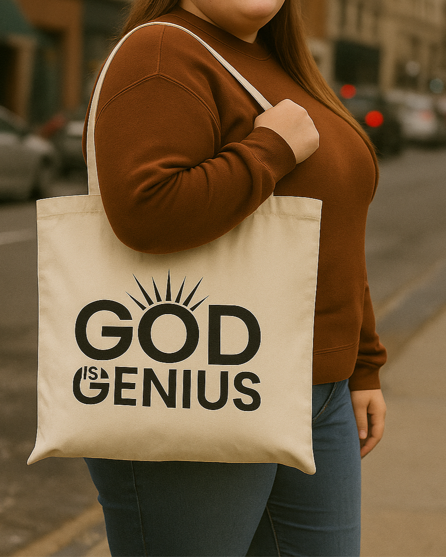 God is Genius™ Tote Bag