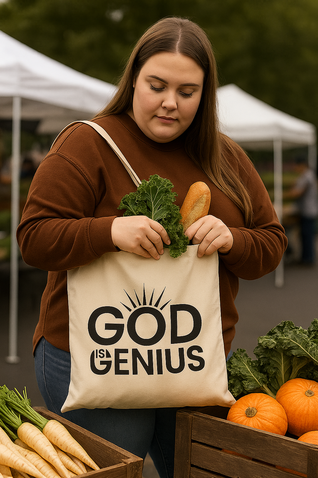 God is Genius™ Tote Bag