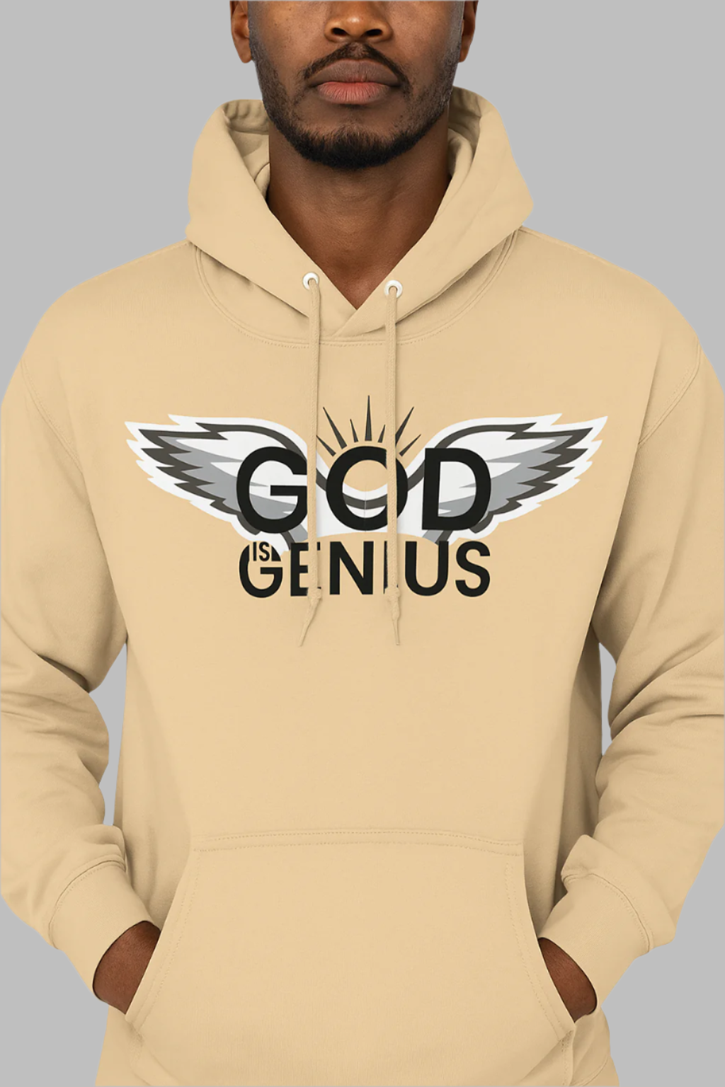 God is Genius™ Angel Wings Hoodie