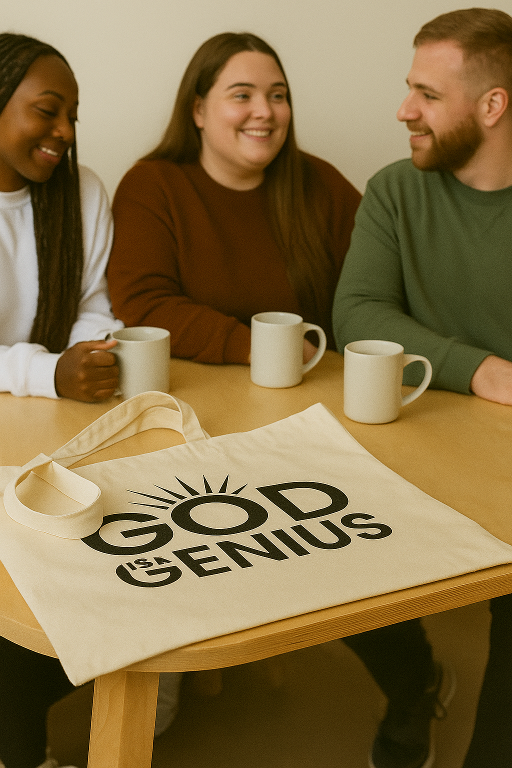 God is Genius™ Tote Bag