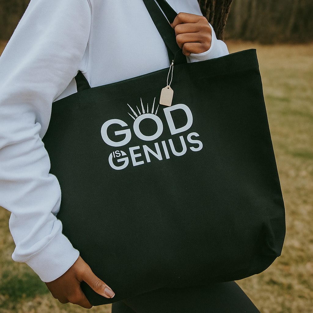 God is Genius™ Tote Bag