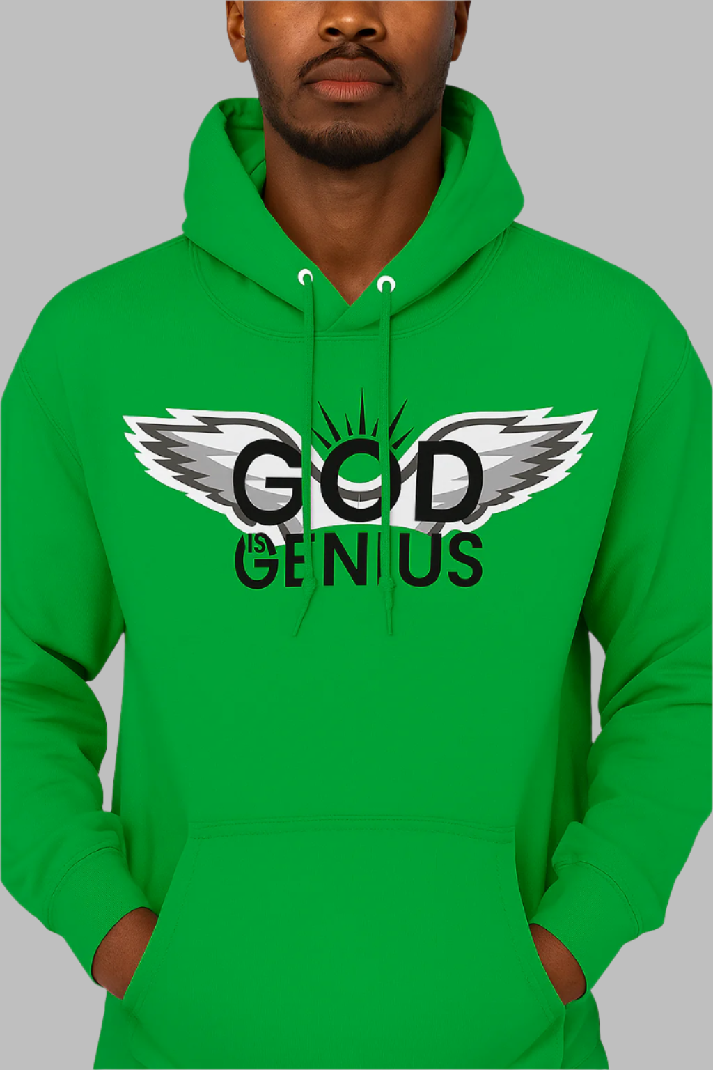 God is Genius™ Angel Wings Hoodie