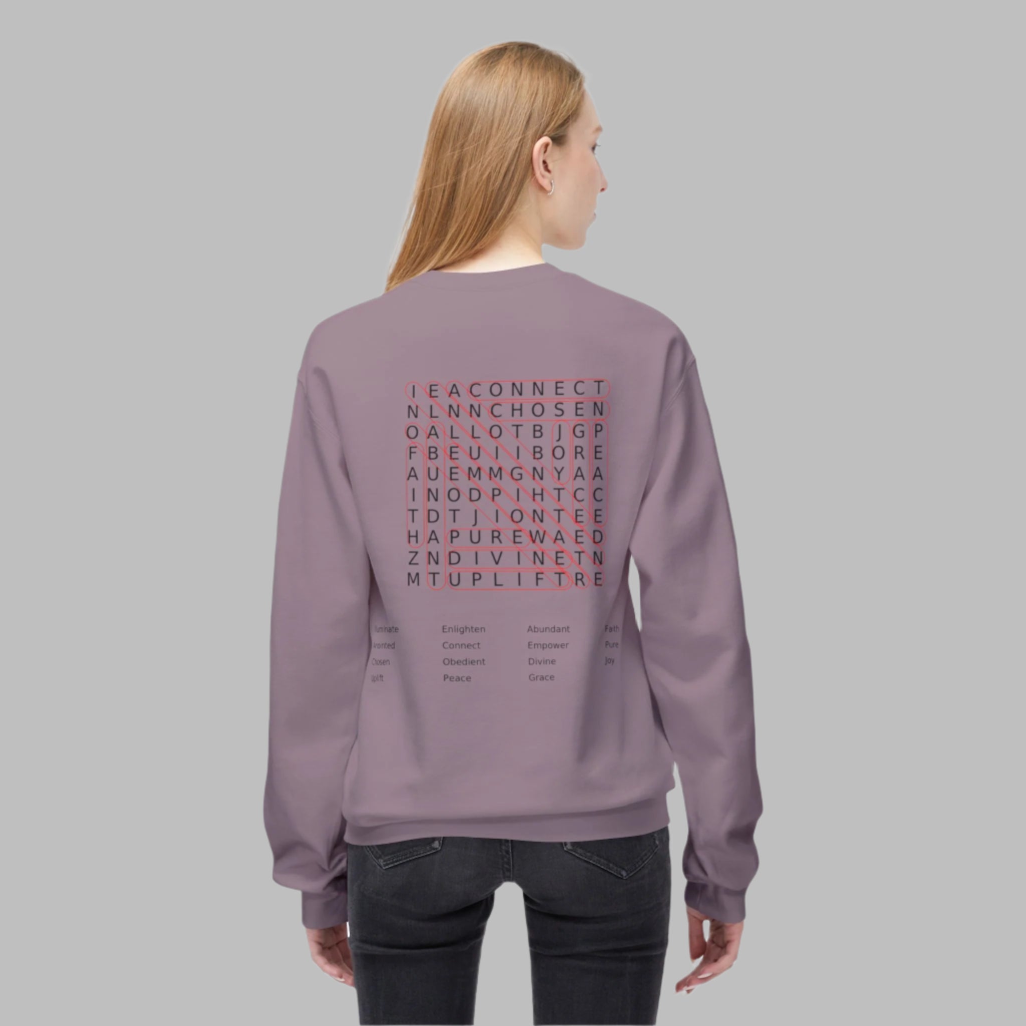 God is Genius™  Word Puzzle Sweatshirt