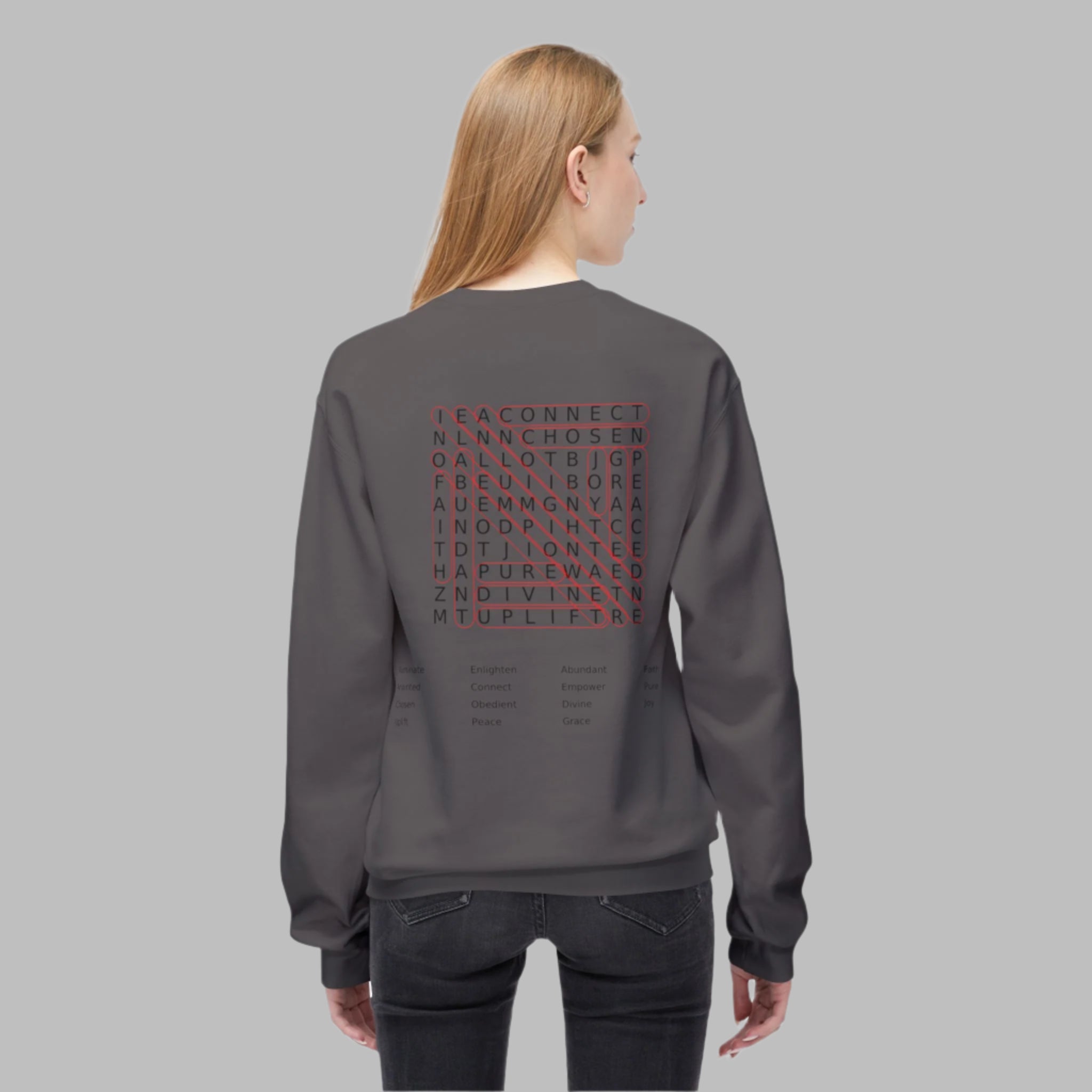 God is Genius™  Word Puzzle Sweatshirt