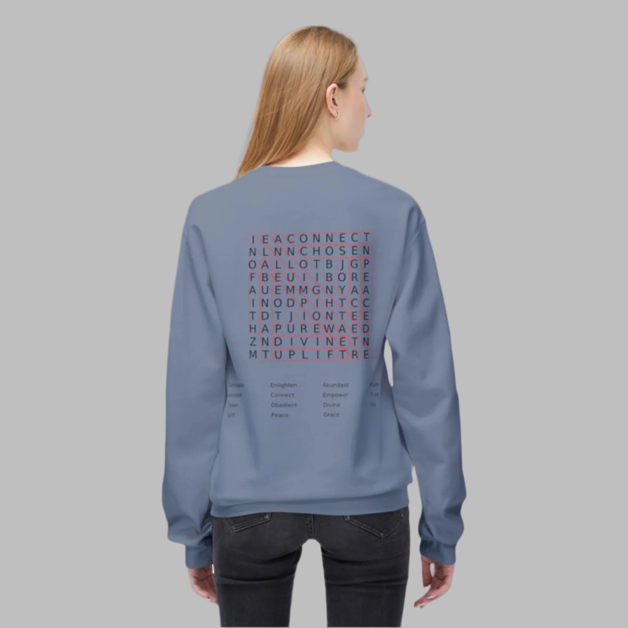 God is Genius™  Word Puzzle Sweatshirt