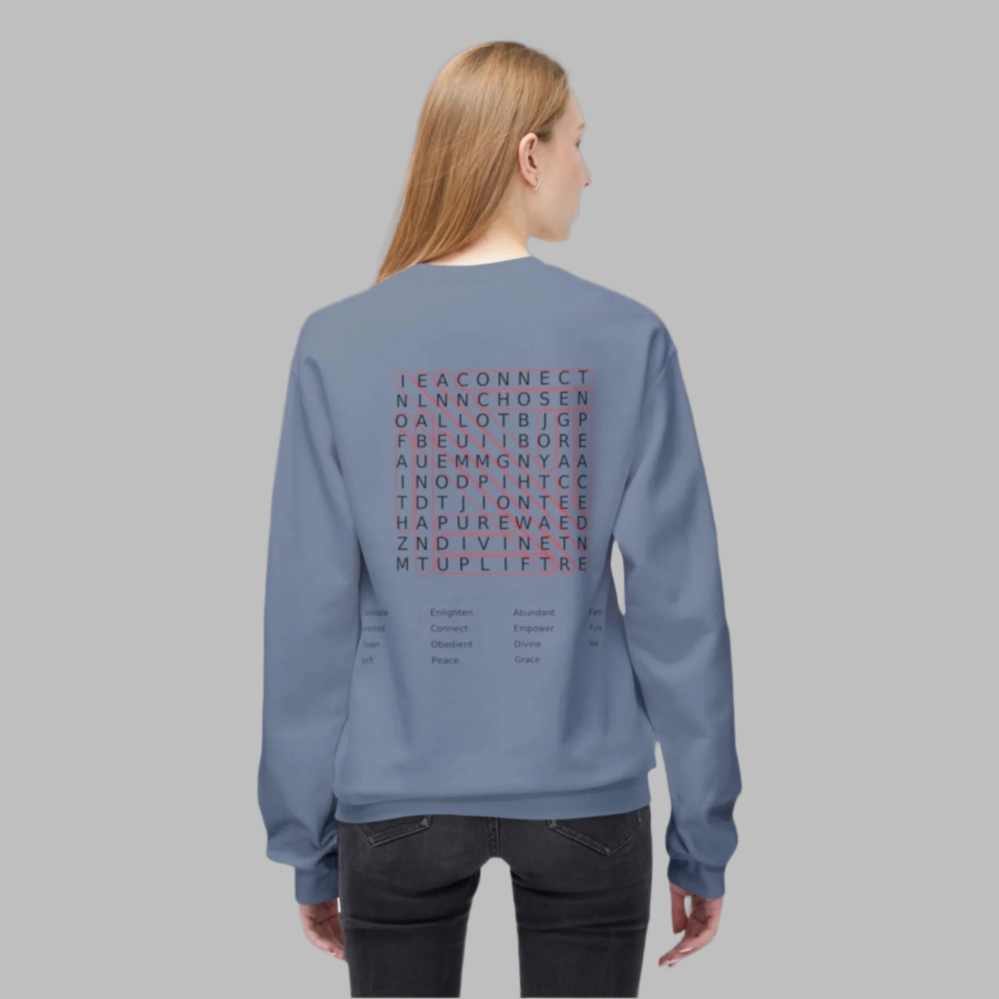 God is Genius™  Word Puzzle Sweatshirt