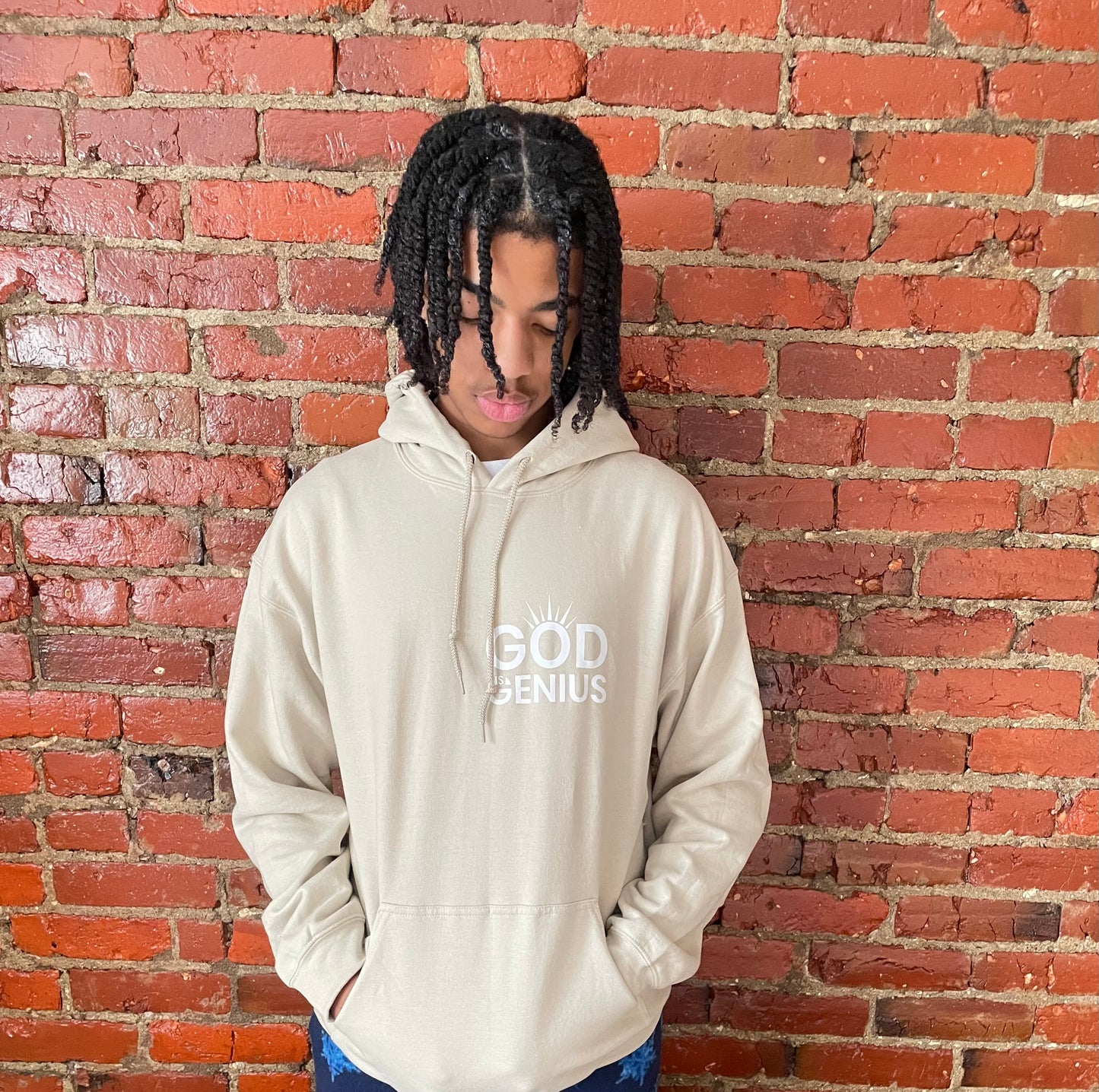 Tan Unisex Heavy Blend™ Hooded Sweatshirt